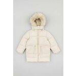 Otroška jakna zippy bež barva - bež. Otroški jakna iz kolekcije zippy. Podložen model, izdelan iz gladkega materiala.