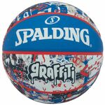 Spalding Žoge košarkaška obutev modra 7 Graffitti