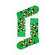 Nogavice Happy Socks Christmas Gnome Sock zelena barva - zelena. Nogavice iz kolekcije Happy Socks. Model izdelan iz elastičnega, vzorčastega materiala.