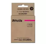 Actis KC-551M magenta črnilo (nadomestilo za Canon CLI-551M)