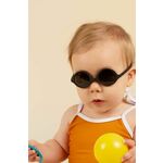 Otroška sončna očala Ki ET LA Diabola črna barva - črna. Otroška sončna očala iz kolekcije Ki ET LA. Model z enobarvnimi stekli in okvirji iz plastike. Ima filter UV 400.