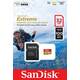 SDHC SANDISK MICRO 32GB EXTREME KAMERA/DRON, 100/60MB/s, UHS-I Speed Class 3, V30, adapter