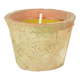 Dišeča sveča z vonjem citrosov Esschert Design, čas gorenja 10 ur
