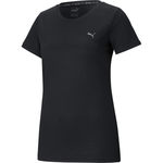 Puma t-shirt - črna. T-shirt iz kolekcije Puma. Model izdelan iz tanke, elastične pletenine.