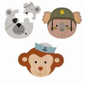 WEBHIDDENBRAND B-Animal Monkey/Bear/Koala penasta sestavljanka