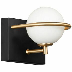 Toolight LAMPA ŚCIENNA KINKIET APP1220-1W Black Gold