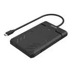 Unitek Unitek Y-3036A DiskGuard Raiden 2.5" USB-C do SATA III ohišje za HDD/SSD, črno, s podporo UASP in LED indikatorji
