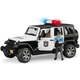 Bruder policijski jeep Wrangler s policistom 02526