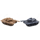 Teddies Tank RC bitka tankov, 27MHz in 40MHz, 25 cm, 2 kosa