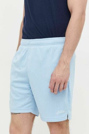 Kratke hlače Hollister Co. moški - modra. Kratke hlače iz kolekcije Hollister Co. Model izdelan iz lahkega blaga. Model iz izjemno udobne