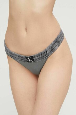 Calvin Klein Ženske kopalne hlače Brazilian KW0KW02065 -BEH (Velikost XS)