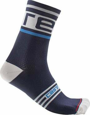 Castelli Prologo 15 Sock Belgian Blue 2XL Kolesarske nogavice
