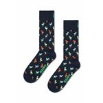 Nogavice Happy Socks Flamingo mornarsko modra barva - mornarsko modra. Nogavice iz kolekcije Happy Socks. Model izdelan iz elastičnega, vzorčastega materiala.
