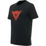 Dainese T-Shirt Logo Black/Fluo Red XL Majica
