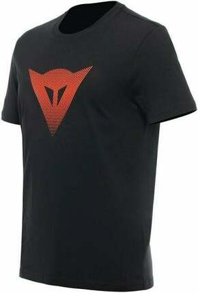 Dainese T-Shirt Logo Black/Fluo Red XL Majica