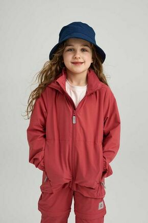 Otroška jakna Reima Turvaisa rdeča barva - rdeča. Otroška jakna iz kolekcije Reima. Prehoden model