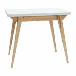 Zložljiva jedilna miza z belo ploščo 65x90 cm Envelope - Ragaba