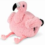 Cosy Noxxiez HW716 Flamingo - topla plišasta blazina 3 v 1