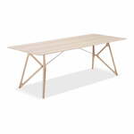 Jedilna miza s hrastovo ploščo 220x90 cm Tink - Gazzda