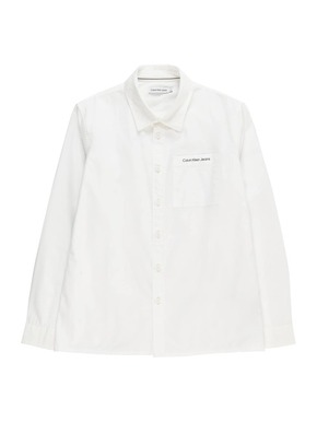 Bombažna srajca Calvin Klein Jeans bela barva - bela. Srajca iz kolekcije Calvin Klein Jeans