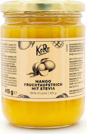 KoRo Mangov sadni namaz s stevijo - 415 g