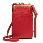 Fede Amore Mini torba za čez ramo s prostorom za mobilni telefon, rdeča