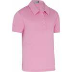 Callaway Youth Micro Hex Swing Tech Polo Pink Sunset L