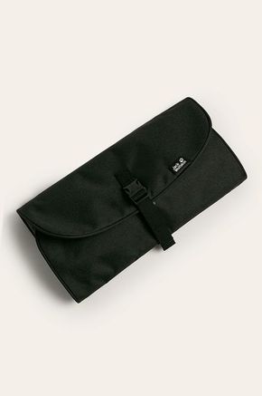 Jack Wolfskin črna barva - črna. Velika kozmetična torbica iz kolekcije Jack Wolfskin. Model izdelan iz tekstilnega materiala.