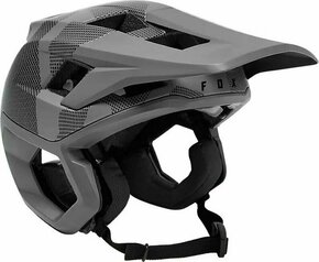 FOX Dropframe Pro Camo Helmet Grey Camouflage L Kolesarska čelada