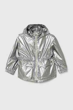 Otroška jakna Marc Jacobs siva barva - siva. Otroški jakna iz kolekcije Marc Jacobs. Nepodložen model