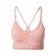 Nike Indy V-Neck Women's Bra, Red Stardust/Guava Ice - L