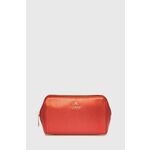 Usnjena kozmetična torbica Furla rdeča barva, WE00449 BX2658 2673S - rdeča. Majhna kozmetična torbica iz kolekcije Furla. Model izdelan iz naravnega usnja.
