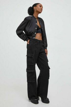 Kavbojke Answear Lab ženski - črna. Kavbojke iz kolekcije Answear Lab straight kroja