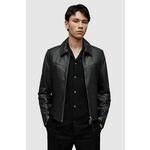 Usnjena jakna AllSaints Tune moška, črna barva - črna. Jakna iz kolekcije AllSaints. Nepodložen model, izdelan iz naravnega usnja.