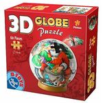 WEBHIDDENBRAND D-TOYS 3D sestavljanka Globus Radi imamo Božička 60 kosov
