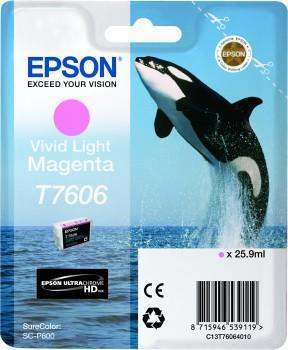 Epson T7606 svetlo vijoličasta (light magenta)/vijoličasta (magenta)