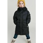 Otroška jakna Reima Vaanila črna barva - črna. Otroška jakna iz kolekcije Reima. Podložen model, izdelan iz gladkega materiala.