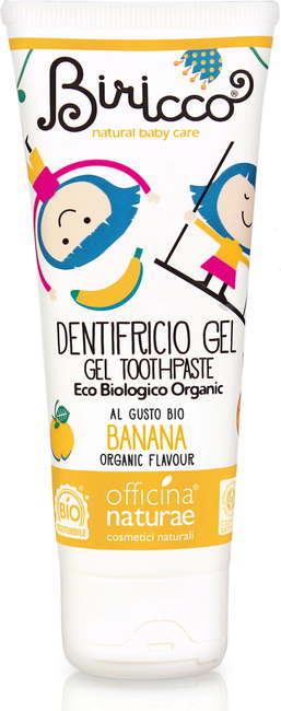"Biricco Otroški gel za zobe Banana - 75 ml"