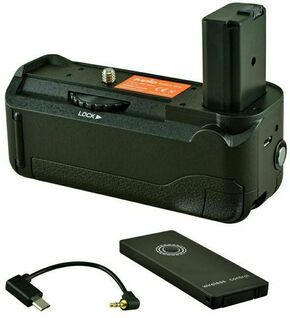Jupio Baterijsko držalo za Sony A6000 / A6300 / A6400 + kabel (2x NP-FW50)