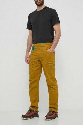 Outdooor hlače LA Sportiva Bolt zelena barva - zelena. Outdooor hlače iz kolekcije LA Sportiva. Model izdelan iz materiala z visoko vsebnostjo bombaža.