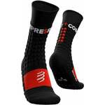 Compressport Pro Racing Socks Winter Run Black/Red T4 Tekaške nogavice