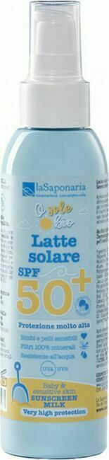 "La Saponaria osolebio mleko za zaščito pred soncem SPF 50 - 125 ml"