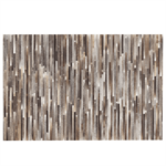 Beliani Usnjena patchwork preproga 140 x 200 cm, večbarvna TUZLUCA