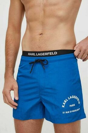 Kopalne kratke hlače Karl Lagerfeld - modra. Kopalne kratke hlače iz kolekcije Karl Lagerfeld