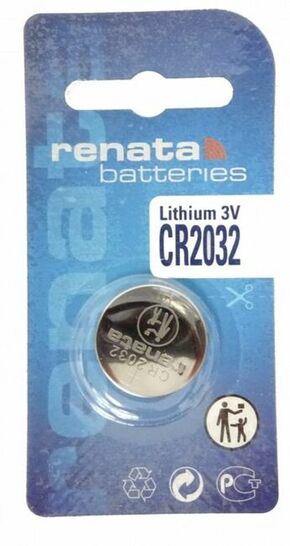 Renata litijeva gumb baterija CR2032 • 3 V | Lithium