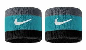 Trak za zapestje Nike 2-pack - modra. Trakovi za zapestje iz kolekcije Nike. Model izdelan iz prožnega