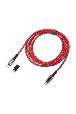 Troika kabel USB-C 200 cm rdeča TRCBL20.RD