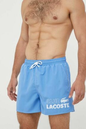 Kopalne kratke hlače Lacoste - modra. Kopalne kratke hlače iz kolekcije Lacoste