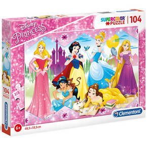 WEBHIDDENBRAND CLEMENTONI Disneyjeve princese Puzzle 104 kosov