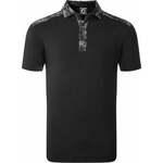 Footjoy Cloud Camo Trim Mens Polo Shirt Black XL